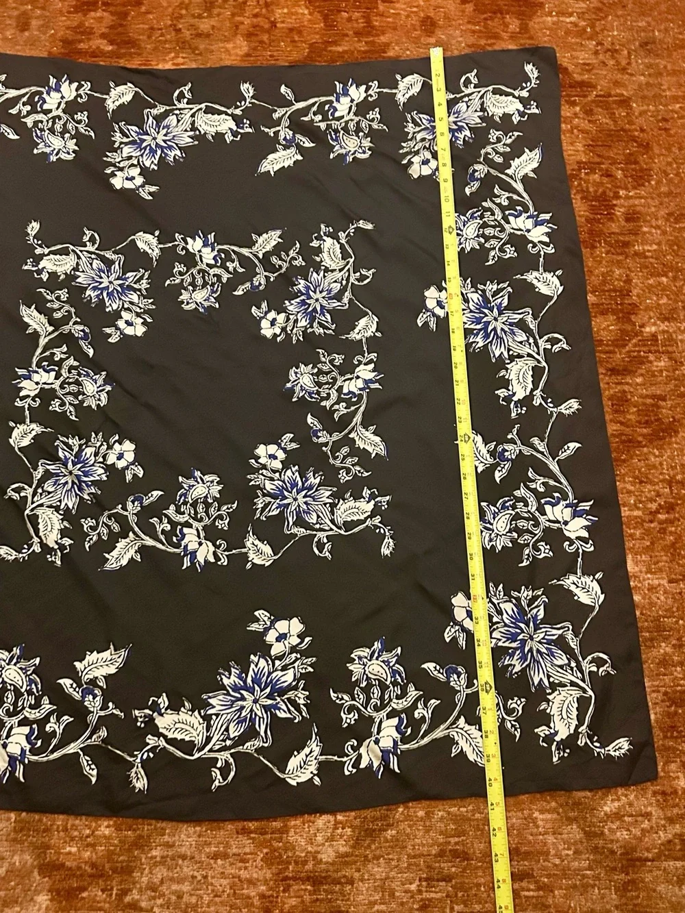 Madewell oversized silk bandana.